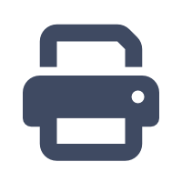 Mobile Print quick link hover icon