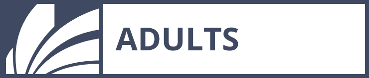 Adults landing page hover link