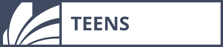 Teens landing page hover link
