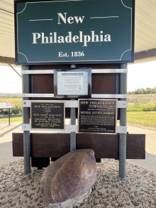 New Philadelphia sign