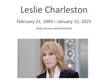 Leslie Charleston in Memoriam