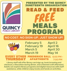 Image of flyer for Read & Feed meal program