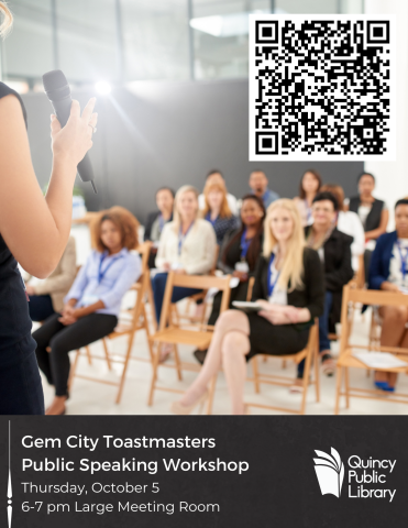 Gem City Toastmasters Public Speaking Workshop Graphic