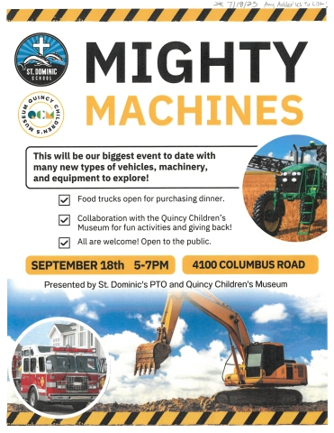 Mighty Machines 2025 flyer