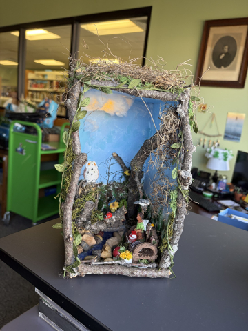 fairy book nook craft