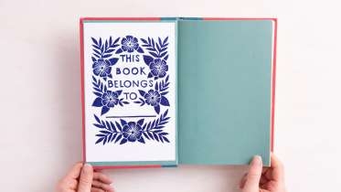 Make your own stamps and learn to block print!