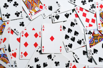 photo of a pile of playing cards