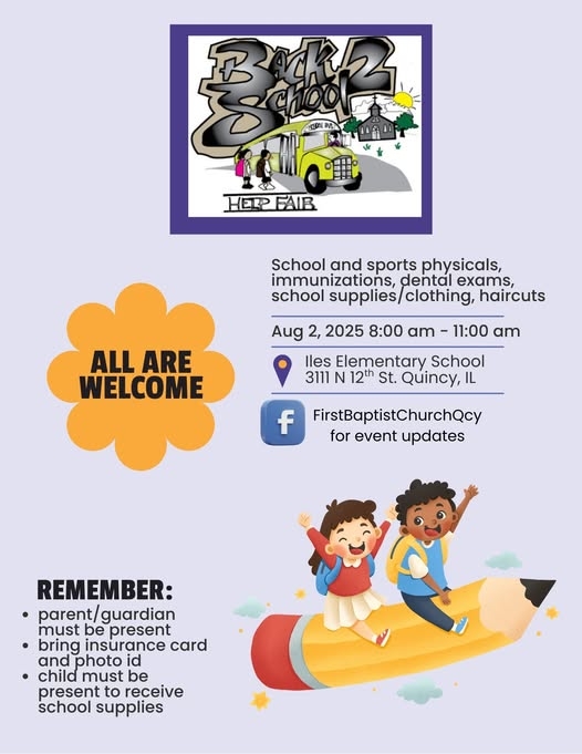 Back to School Help Fair poster