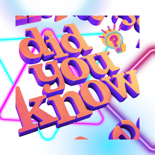 Image says Did You Know